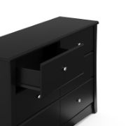 Crescent 6 Drawer Double Dresser