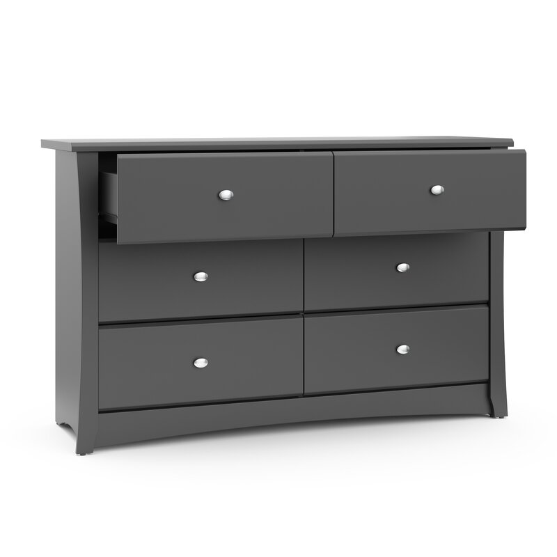 Crescent 6 Drawer Double Dresser Revvvd