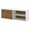 Picture of Lowarzo White and Wooden storage cabinet 