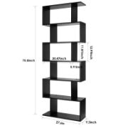 Gertrude Geometric Bookcase