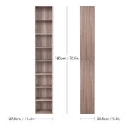 Leonardo Wood Standard Bookcase