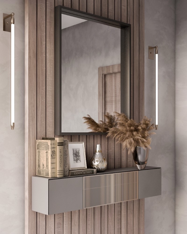 Picture of Orlina wood mirror