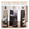 Picture of Woody Rotating  Full length mirror jewelry Armoire 