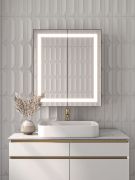 Picture of Lustra – LED Bathroom Mirror Cabinet with Multifunctional Storage