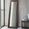 صورة تيان مرآة حائط طويلة و مائلة - إطار خشبي 