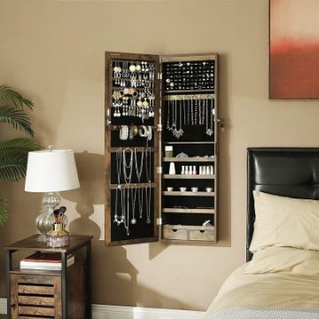 Show details for Askins Jewelry Armoire with Mirror Picture of Askins Jewelry Armoire with Mirror