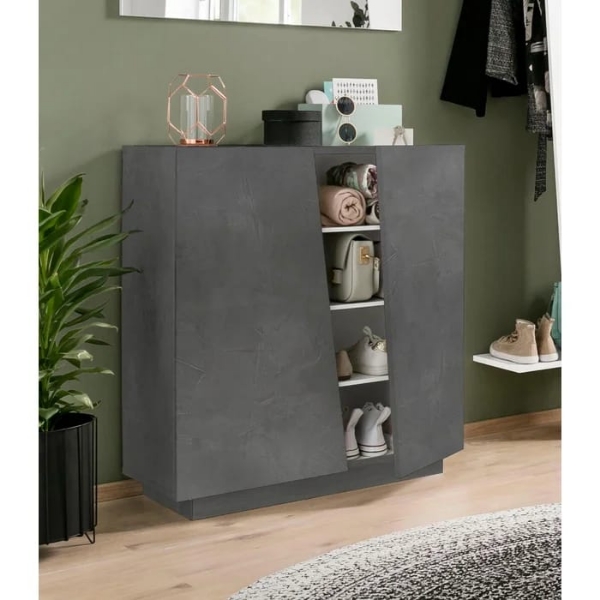 Picture of Ajena Shoe Storage Cabinet - Grey