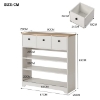 Picture of Snavy White 18 Pair Shoe Rack - 3 drawers 