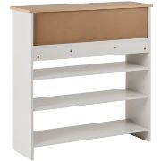 Picture of Snavy White 18 Pair Shoe Rack - 3 drawers 