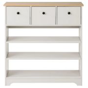 Picture of Snavy White 18 Pair Shoe Rack - 3 drawers 