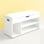 Picture of Entryway 8 Pair Shoe Storage Bench