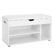 Picture of Entryway 8 Pair Shoe Storage Bench