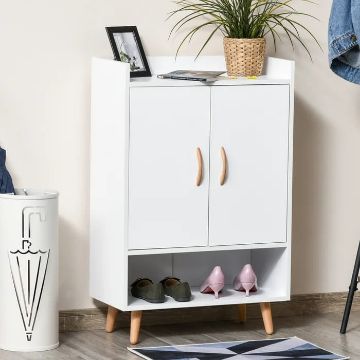 Show details for Rosta White Shoe Storage Cabinet Picture of Rosta White Shoe Storage Cabinet