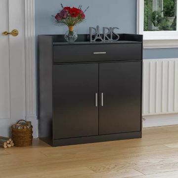 Show details for Geloppi  Shoe Storage Cabinet - Black Picture of Geloppi  Shoe Storage Cabinet - Black