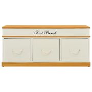 Picture of Zuzdi Wooden Storage Bench - 3 drawers