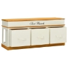 Picture of Zuzdi Wooden Storage Bench - 3 drawers