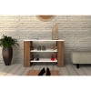 Picture of Ancora White and Wooden Shoe Rack 
