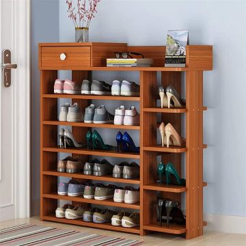 Show details for Polyven Wooden Shoe Rack Picture of Polyven Wooden Shoe Rack
