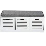 Picture of Classily  Upholstered Storage Bench