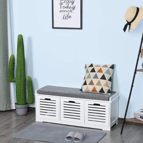 Picture of Classily  Upholstered Storage Bench