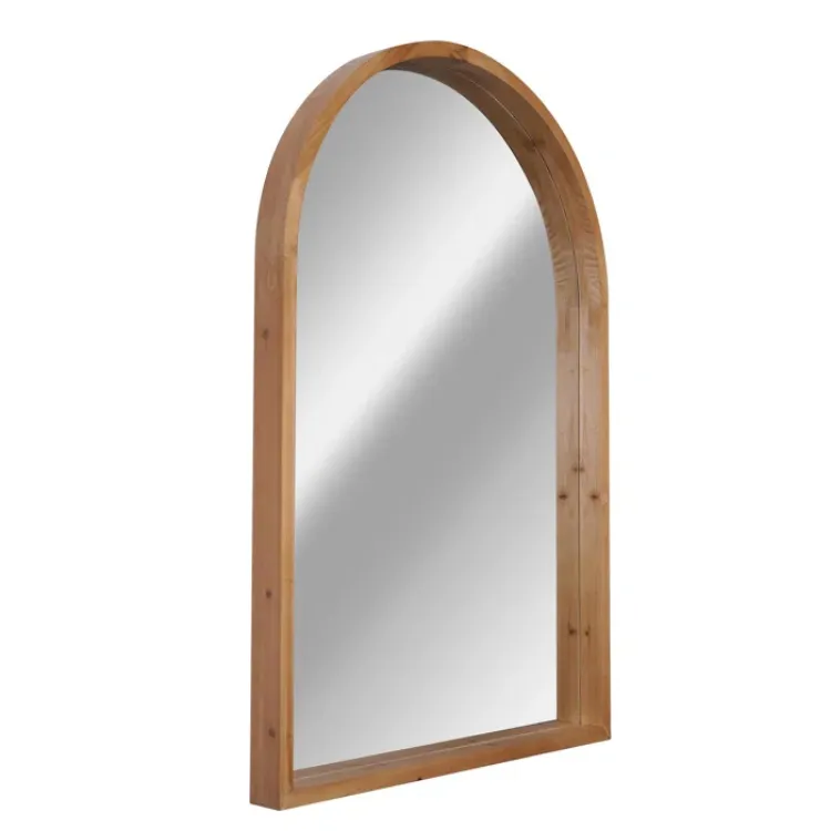 Axal Arch Wood Wall Mirror