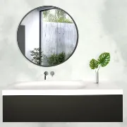 curyna Round  Wall Mounted Mirror