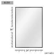 Eppinger Rectangle Metal Wall Mirror (Set of 2)