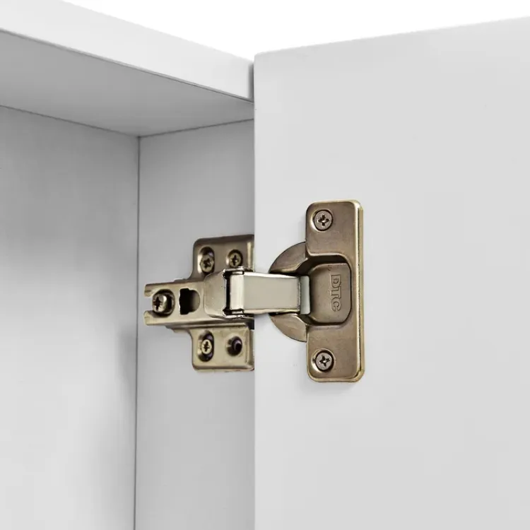 Romer Surface Mount Frameless 3 Door Medicine Cabinet with 6 Adjustable Shelves