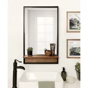 Orenthia Rectangle Metal Wall Mirror