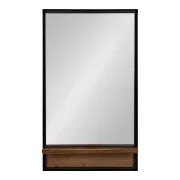 Orenthia Rectangle Metal Wall Mirror