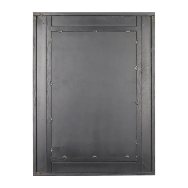 DecMode Rectangle Wall Mirror Brown
