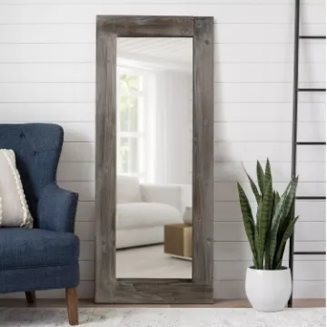 NeuType Rustic Solid Wood Mirror Full Length Mirror Floor Mirror Country Style NeuType Rustic Solid Wood Mirror Full Length Mirror Floor Mirror Country Style
