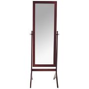 Crown Mark Espresso Rectangular Cheval Mirror