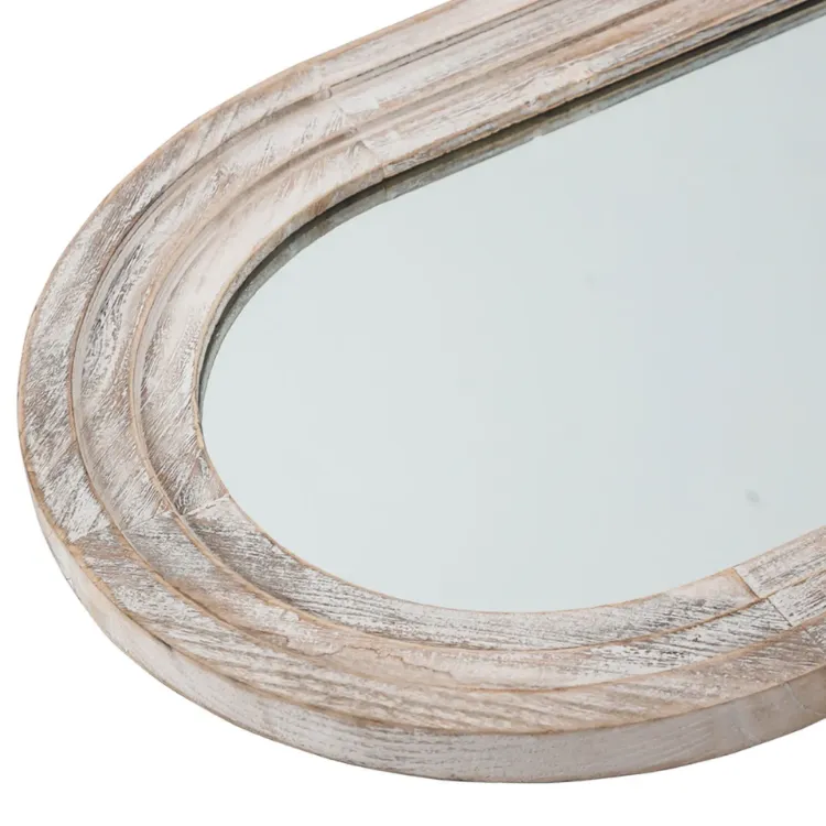 NeuType Solid Wood Full-Length Mirror for Living Room Bedroom