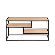 Dunning Myrie Contemporary Two-Tone Metal Coffee Table