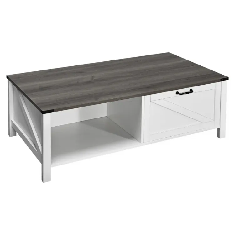 Learoy 4 Legs Coffee Table With Storage 