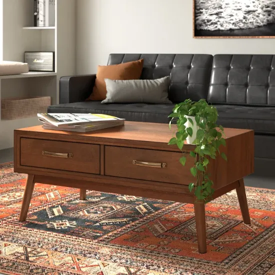 Glastonbury 4 Legs Coffee Table with Storage