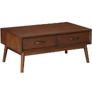 Glastonbury 4 Legs Coffee Table with Storage