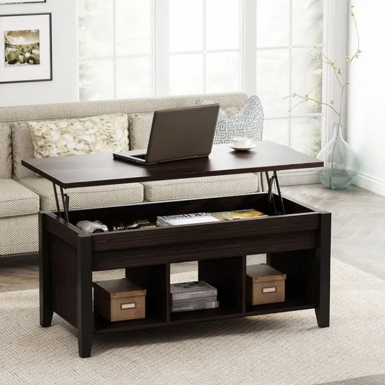 Manosque Lift Top 4 Legs Coffee Table with Storage