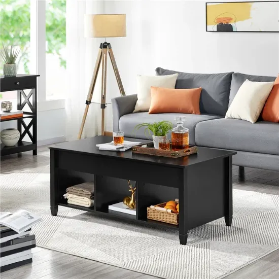 Lemmons Lift Top 4 Legs Coffee Table with Storage