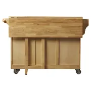 Aadham 52.5'' Wide Rolling Kitchen Cart