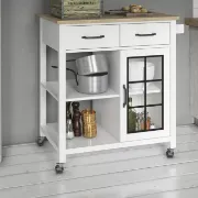 Amata 32'' Wide Rolling Kitchen Cart