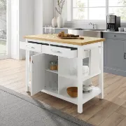 Jelle 42'' Wide Rolling Kitchen Island