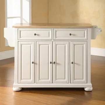 Talya Wide Rolling Kitchen Island Talya Wide Rolling Kitchen Island