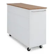 Moretown Wide Rolling Kitchen Cart