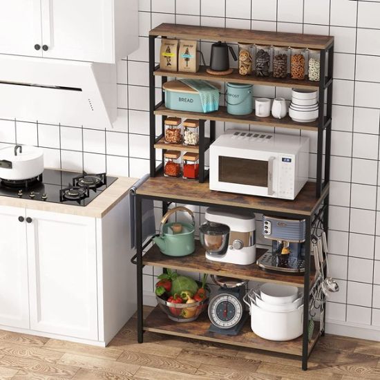 Tribesigns Baker's Rack, Kitchen Microwave Stand with Storage Shelves