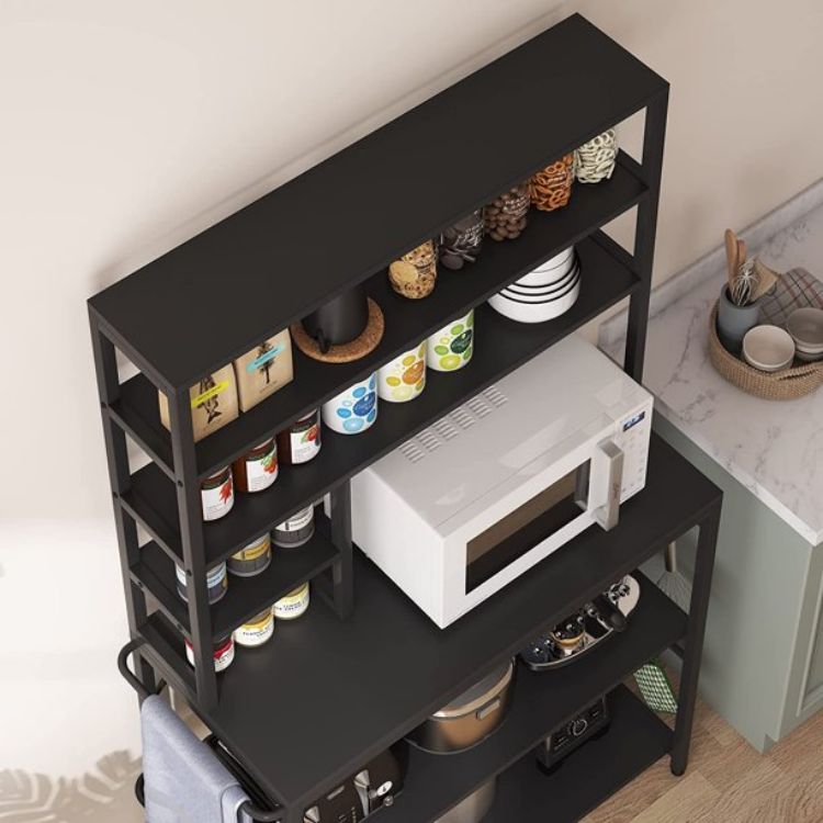 Tribesigns Baker's Rack, Kitchen Microwave Stand with Storage Shelves