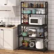 Tribesigns Baker's Rack, Kitchen Microwave Stand with Storage Shelves