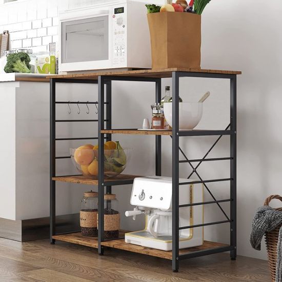 SogesPower 3-Tier Baker Rack Multi-layers Kitchen Rack Microwave Stand