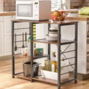 SogesPower 3-Tier Baker Rack Multi-layers Kitchen Rack Microwave Stand